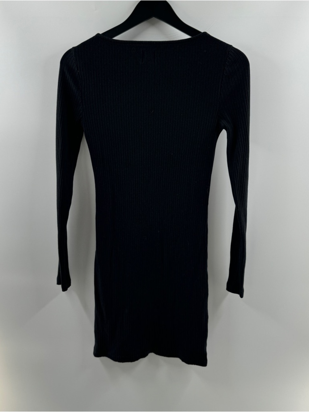 Gap Black Ribbed Cutout Mini Dress – Women’s XS - Picture 6 of 6